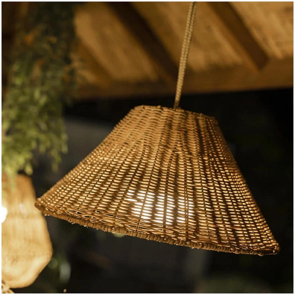 Lampada A Sospensione Calobra 20 Nature Naturale 180xø380 Mm Fibre Naturali - Foto 5