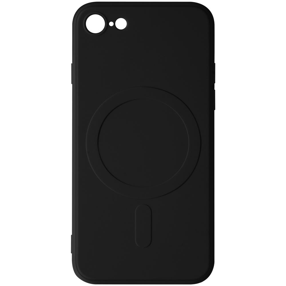 Cover Magsafe Iphone 7, 8, Se 2020 / 2022 Silicone Mag Cover Nera - Foto 1