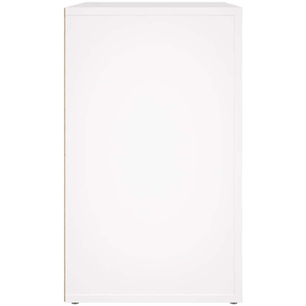Comodino Bianco 50x36x60 Cm In Legno Ingegnerizzato - Foto 10