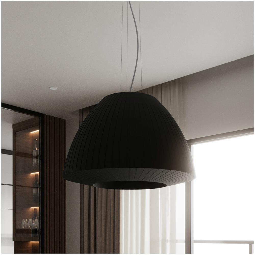 Sollux Lighting Lampadario Bella 60 Nero Sl.0734 - Moderno Lampadari Nero 138x60x60 Cm - Foto 1