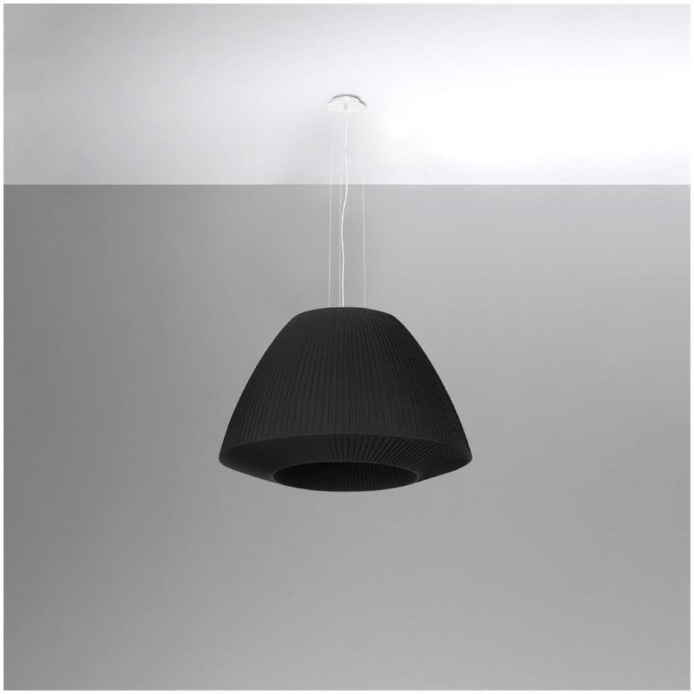 Sollux Lighting Lampadario Bella 60 Nero Sl.0734 - Moderno Lampadari Nero 138x60x60 Cm - Foto 2
