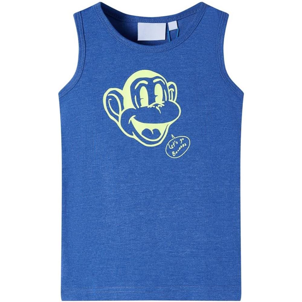 Canotta da Bambino Blu Mélange 140 - Foto 1