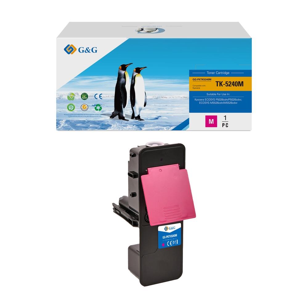 Toner Laserjet TK-5220 Magenta con Capacità 1200 Pagine - Foto 1