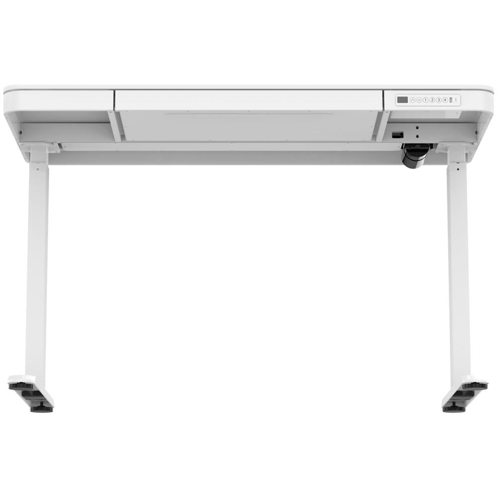 Scrivania con regolazione elettrica dell'altezza 140x70 ET119W-C bianco - Foto 2