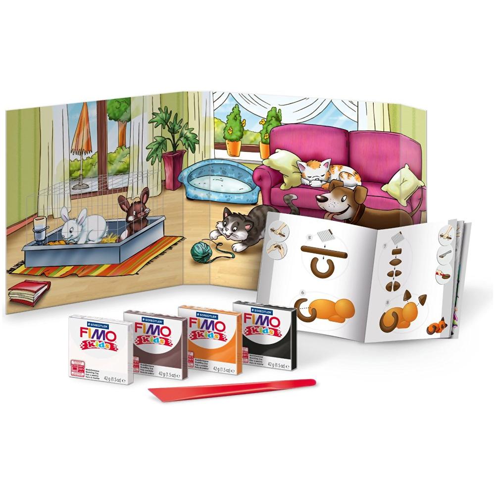 Pasta da Modellare Fimo Kids Form&Play Animali Domestici Livello 1 8034 02 LY - Foto 2