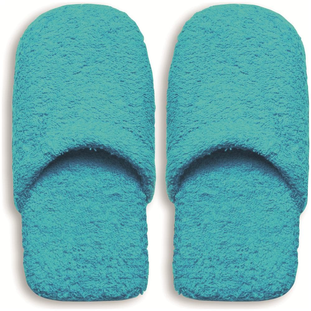 Set 2 pantofole donna azzurro. - Foto 1