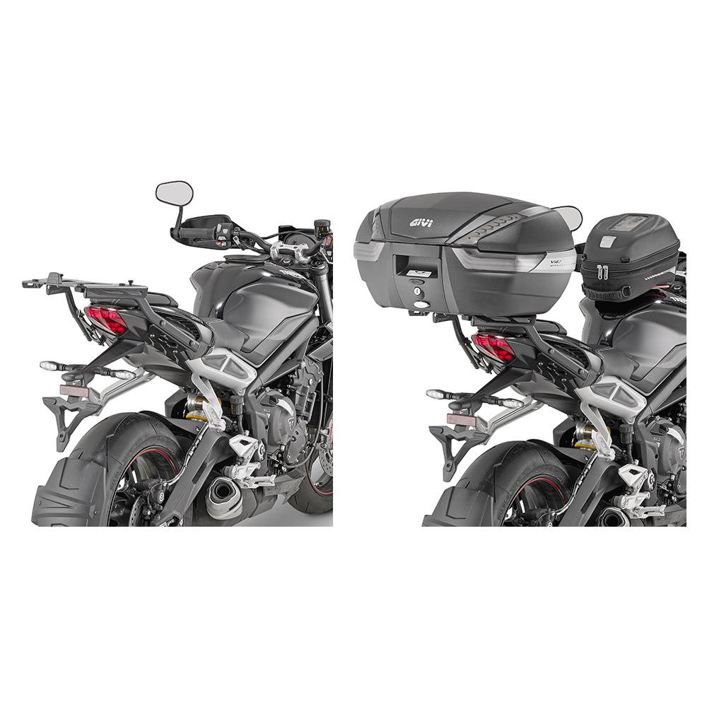 6412fz Attacco Posteriore Bauletto Monokey Monolock Triumph Street - Foto 1