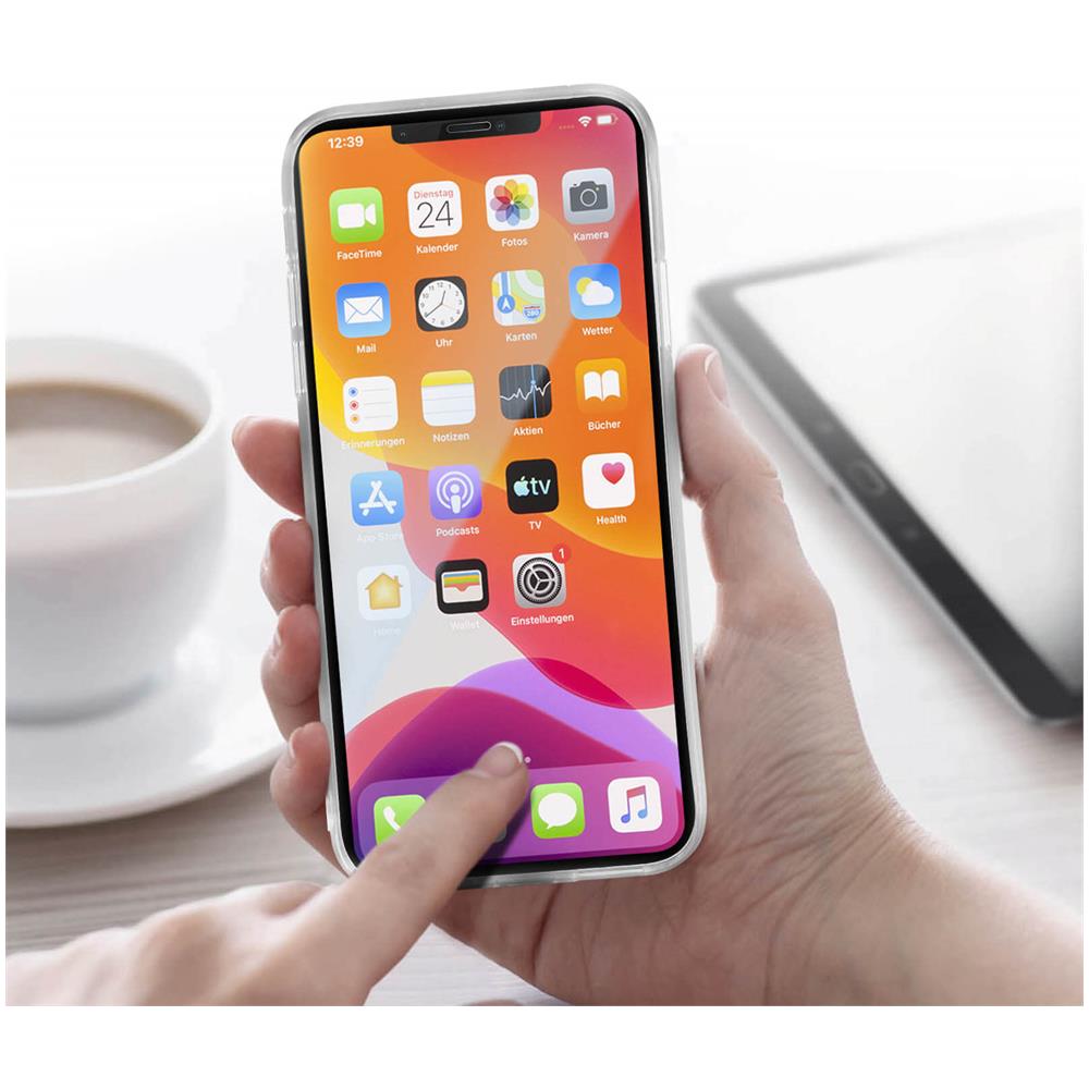 Cover Apple Iphone 11 Silicone Morbida /pellicola Vetro Temperato 9h Nero - Foto 5