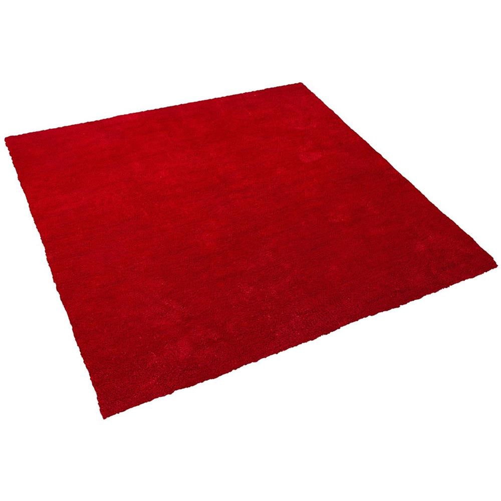 Tappeto Shaggy Rosso 200 X 200 Cm Demre - Foto 1