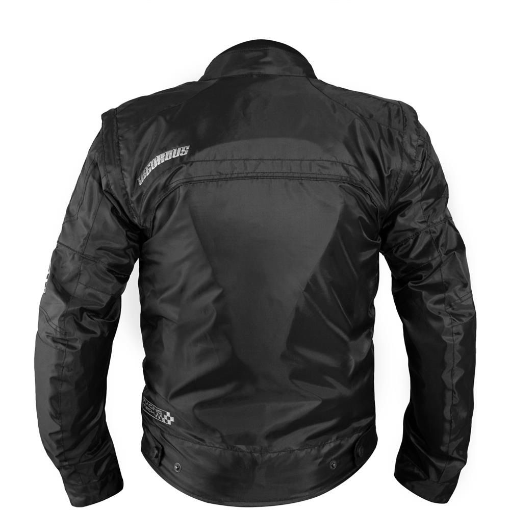 Giacca Moto Manica Staccabile Tessuto Protezioni Ce Sfoderabile Gilet Nero Xl - Foto 2
