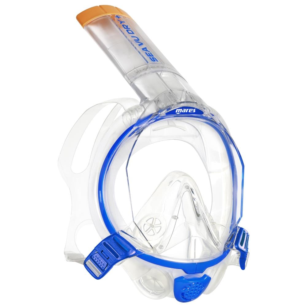 Full Face Maschera Sea Vu Dry + S / m Trasparente / blu - Foto 1