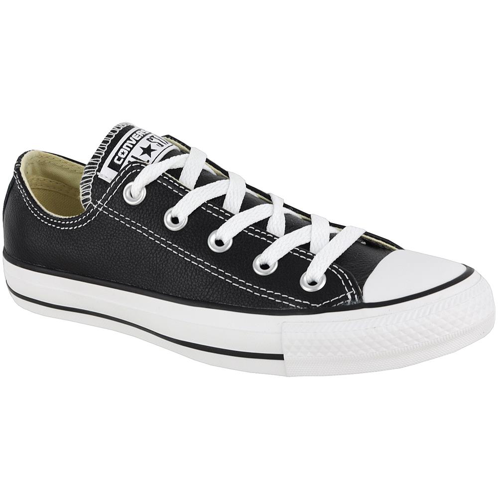 Chuck Taylor Ox Leather 132174c, Unisex, Nero, 44.5 - Foto 1