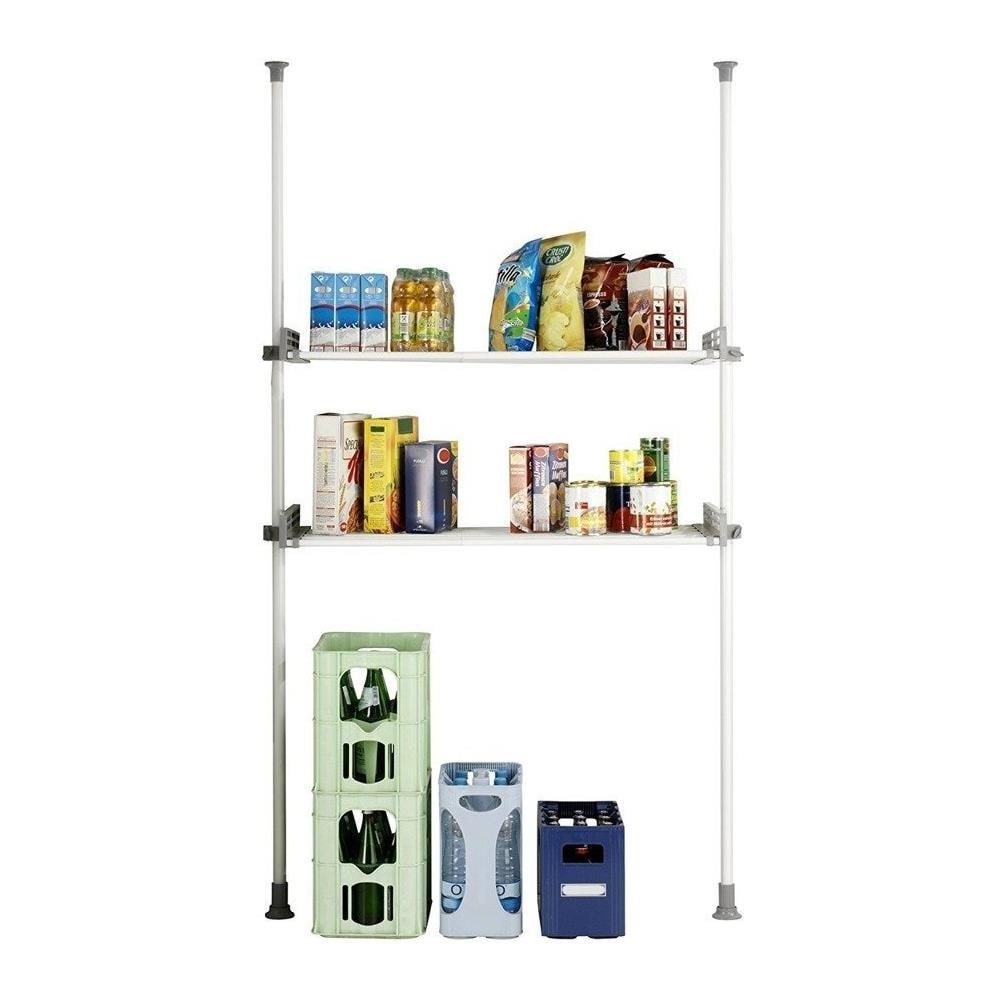 Scaffale Telescopico Per Cucina Bagno Herkules Twin, 2 Piani, Wenko - Foto 7