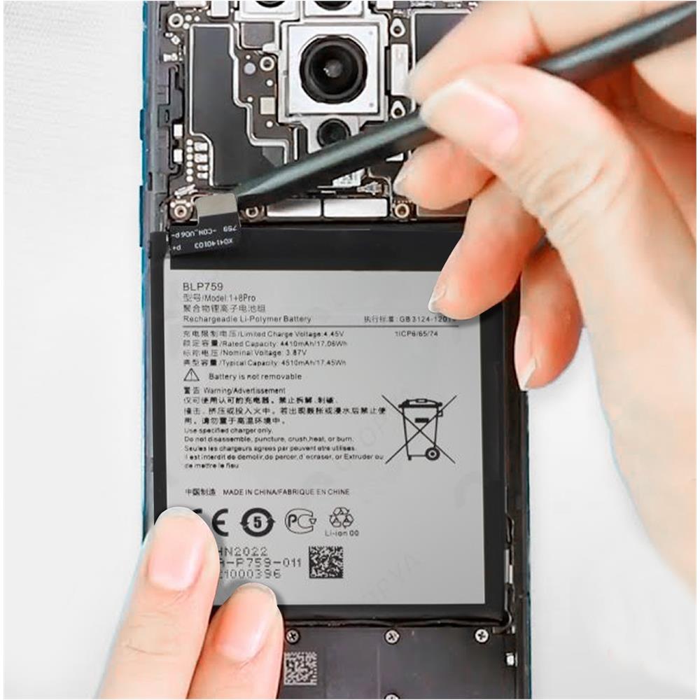 Batteria Interna Oneplus 8 Pro 4510mah Compatibile Sostituisce Blp759 - Foto 5