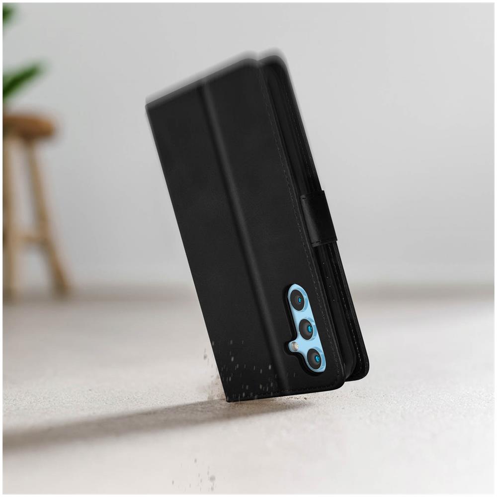 Custodia Per Samsung Galaxy A54 5g Portafoglio Funzione Supporto Video Nera - Foto 8