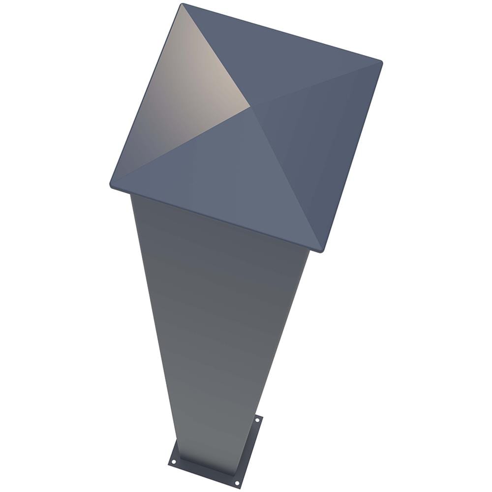 Palo Eifel 15x15 In Alluminio A. 166cm - Grigio Antracite - Foto 2