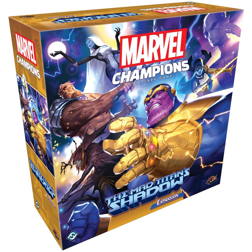 Campioni Marvel Il Gioco Di Carte The Mad Titanas Shadow Campaign Expansion Gioco Di Carte Strategico Per Adulti E Adolescenti Eta 14 1-4 Giocatori Tempo Di Gioco Medio 45-90 Minuti Realizzato Da - Foto 1