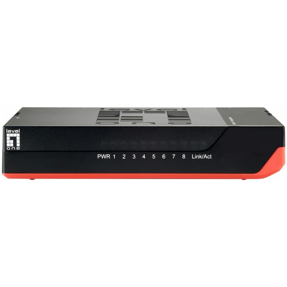 Switch GSW-0807 Non gestito RJ-45: 8. Full duplex IEEE 802.3x Nero / Rosso - Foto 6