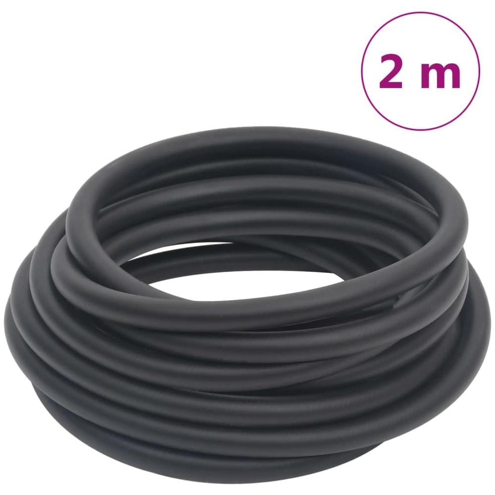 Tubo Aria Ibrido Nero 0,6"" 2 M In Gomma E Pvc - Foto 1