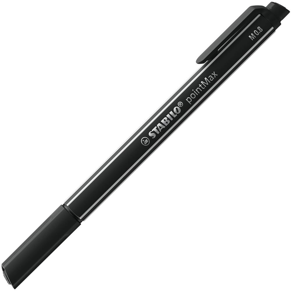 pointMax - Fineliner Premium - Confezione da 10 - Nero - Foto 2