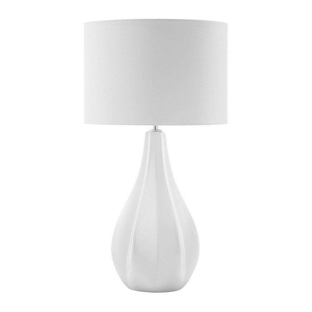 Lampada Da Tavolo Moderna In Colore Bianco Santee - Foto 1