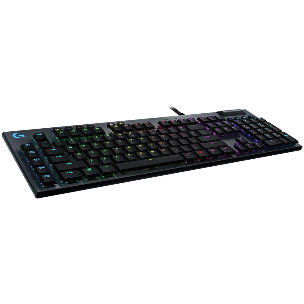 G G815 LIGHTSYNC RGB Mechanical Gaming Keyboard - GL Linear tastiera USB QWERTY Inglese Carbonio - Foto 1