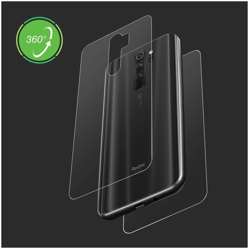 Pellicole Antibatteriche Frontale E Posteriore Per Xiaomi Redmi Note 8 Pro - Foto 2