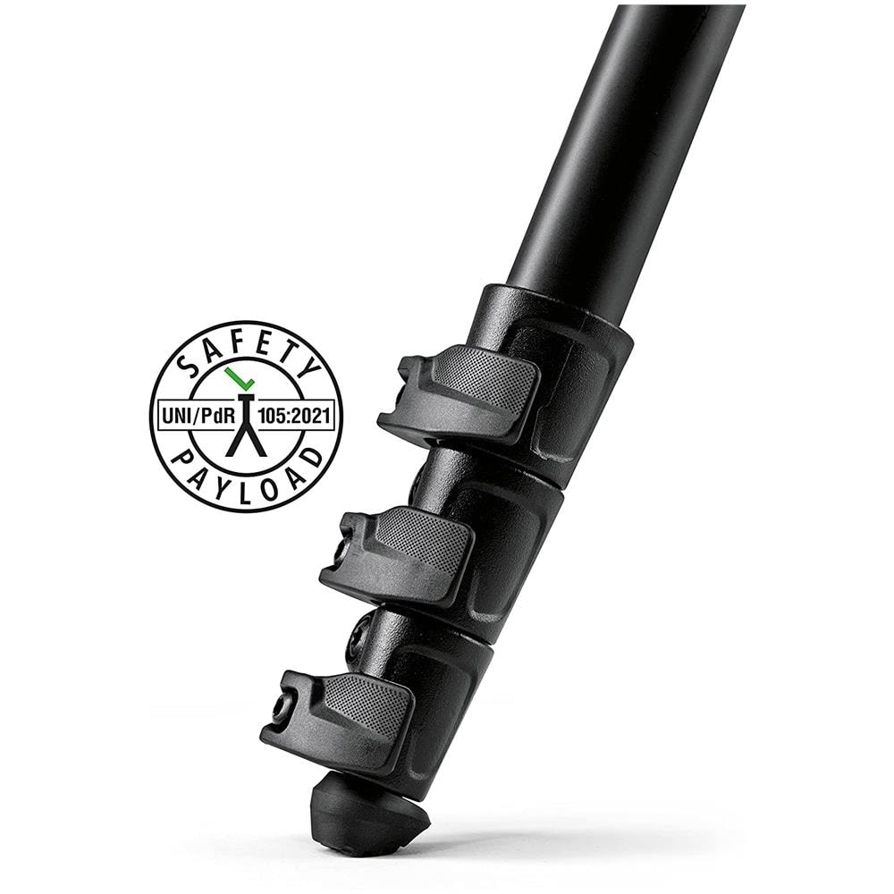 Treppiede e Testa Fluida in Alluminio per Fotocamera e Videocamera fino a 6 kg - Foto 5