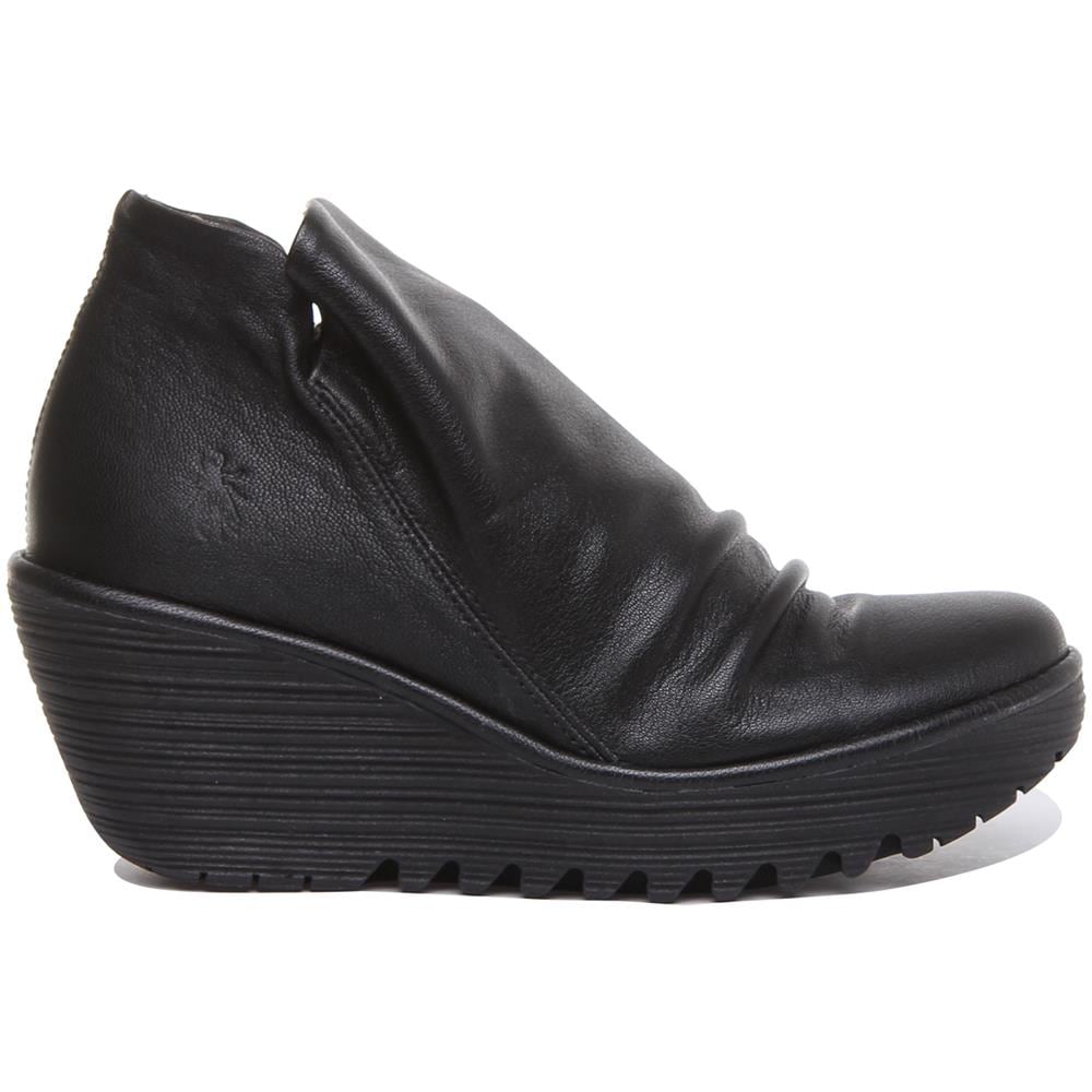 Yip Wedge Sole Stivaletti In Nero Per Le Donne - Foto 2