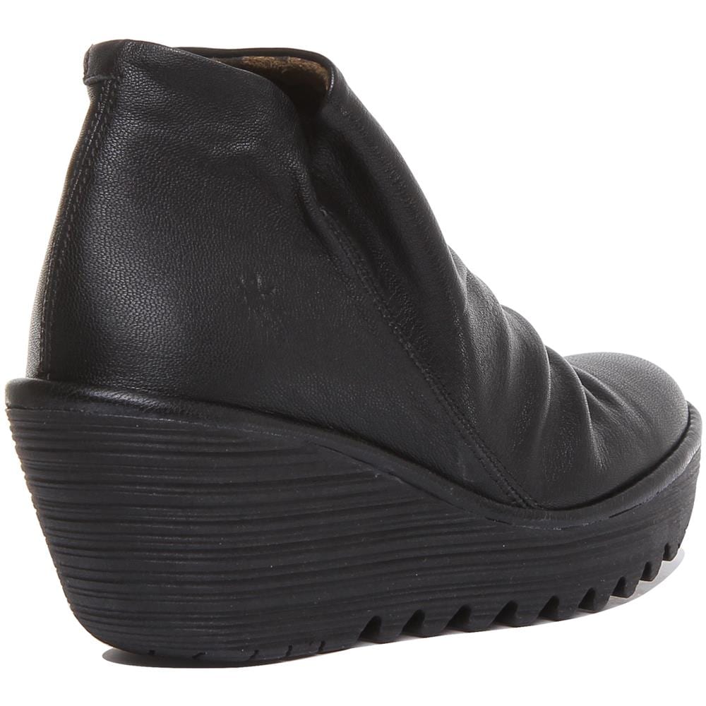 Yip Wedge Sole Stivaletti In Nero Per Le Donne - Foto 3
