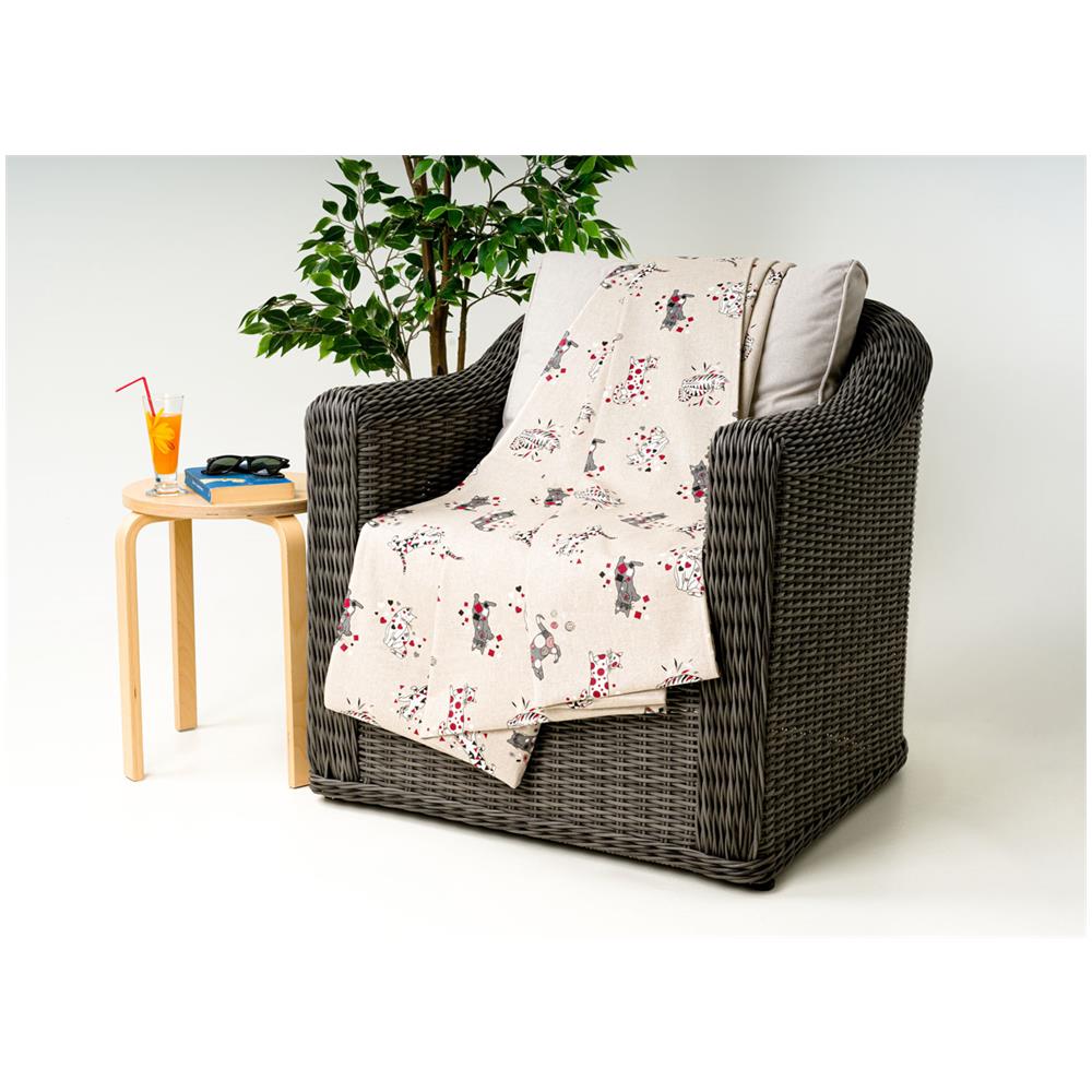 Telo Arredo Granfoulard Copritutto Cotone Made Italy Vari Disegni Arredatutto Copriletto Multiuso 2 Piazze Gatti Patchwork - Foto 1