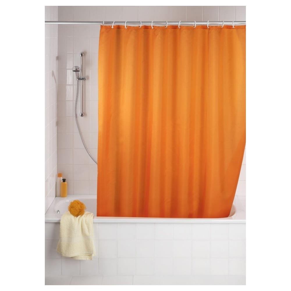 Tenda Doccia, Tessile, Colore Arancio, 180x200 Cm, - Foto 2