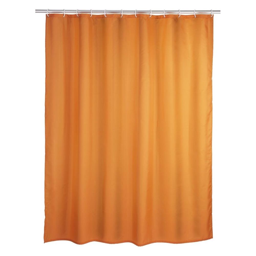 Tenda Doccia, Tessile, Colore Arancio, 180x200 Cm, - Foto 1