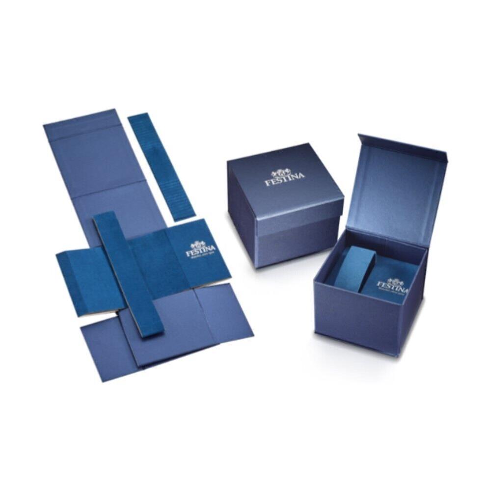 Orologio Festina Uomo Timeless Chronograph Con Cinturino In Acciaio F20285/8 - Foto 3