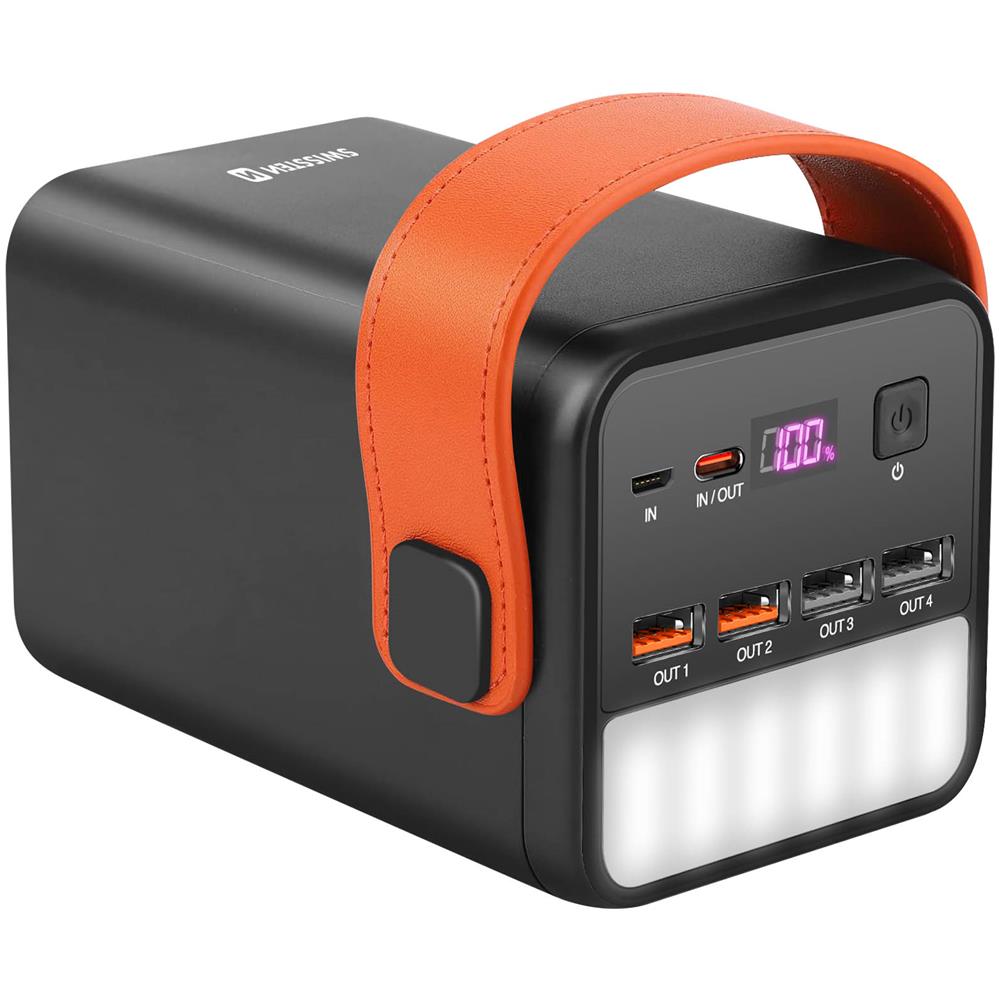 Batteria Esterna 60000mah Usb E Usb-c 65w Torcia Led Cinturino Da Polso - Foto 1