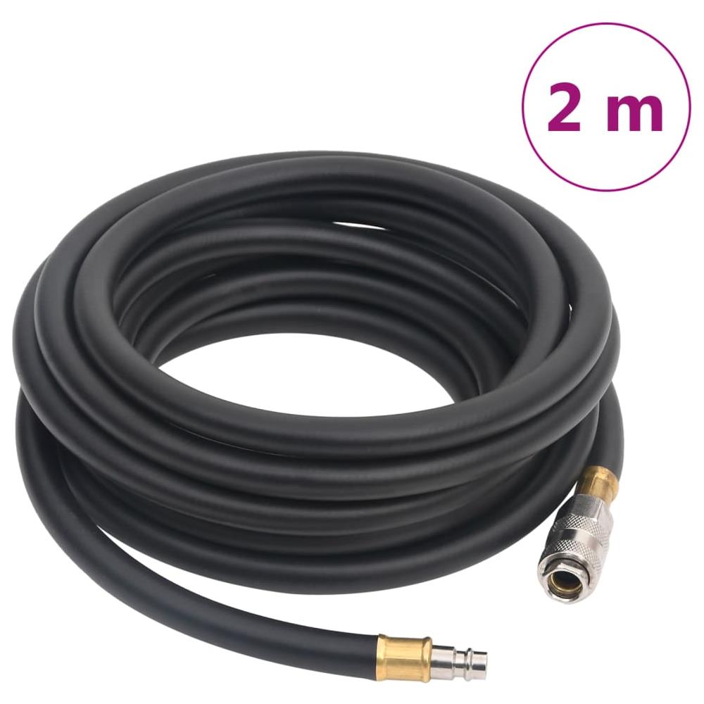 Tubo Aria Ibrido Nero 0,6"" 2 M In Gomma E Pvc - Foto 1