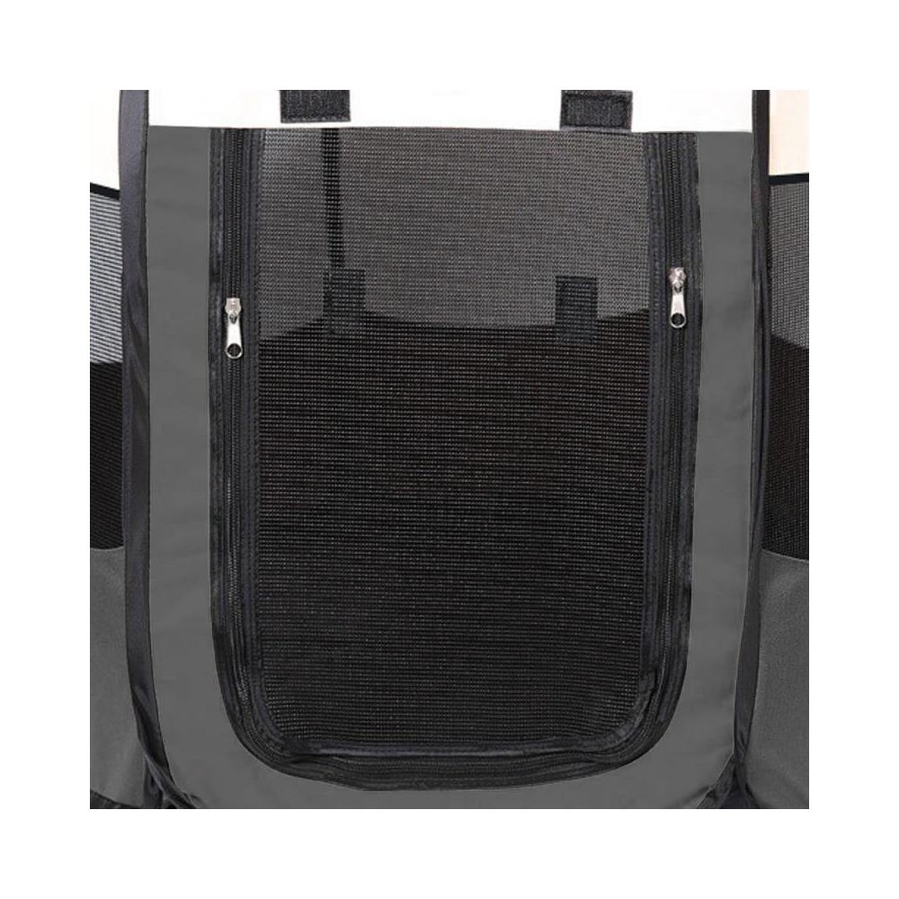 Box pieghevole ottagonale per animali domestici - Grigio 74x74x43cm - Foto 2