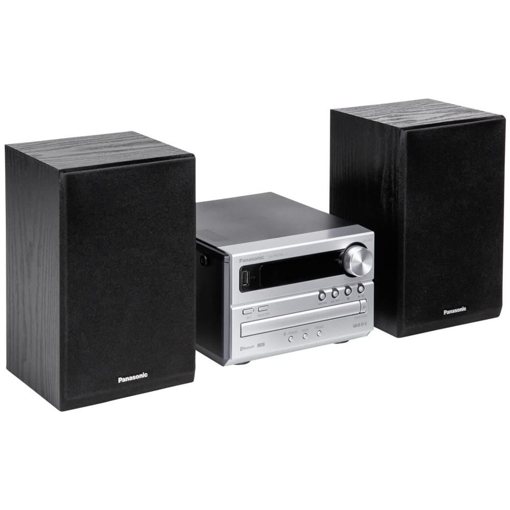 Sistema Micro Hi-Fi SC-PM250 Lettore CD Supporto MP3 Potenza Totale 20W Bluetooth USB colore Argento - Foto 2