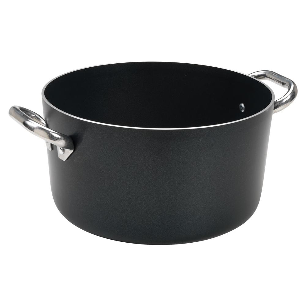 Casseruola 2 Maniglie Diametro 24 cm - Linea Al Black 3 mm - Foto 1