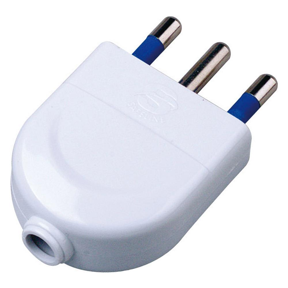 Spina Elettrica Dritta 10a Bianca 2p + T Eck33301 - Foto 1