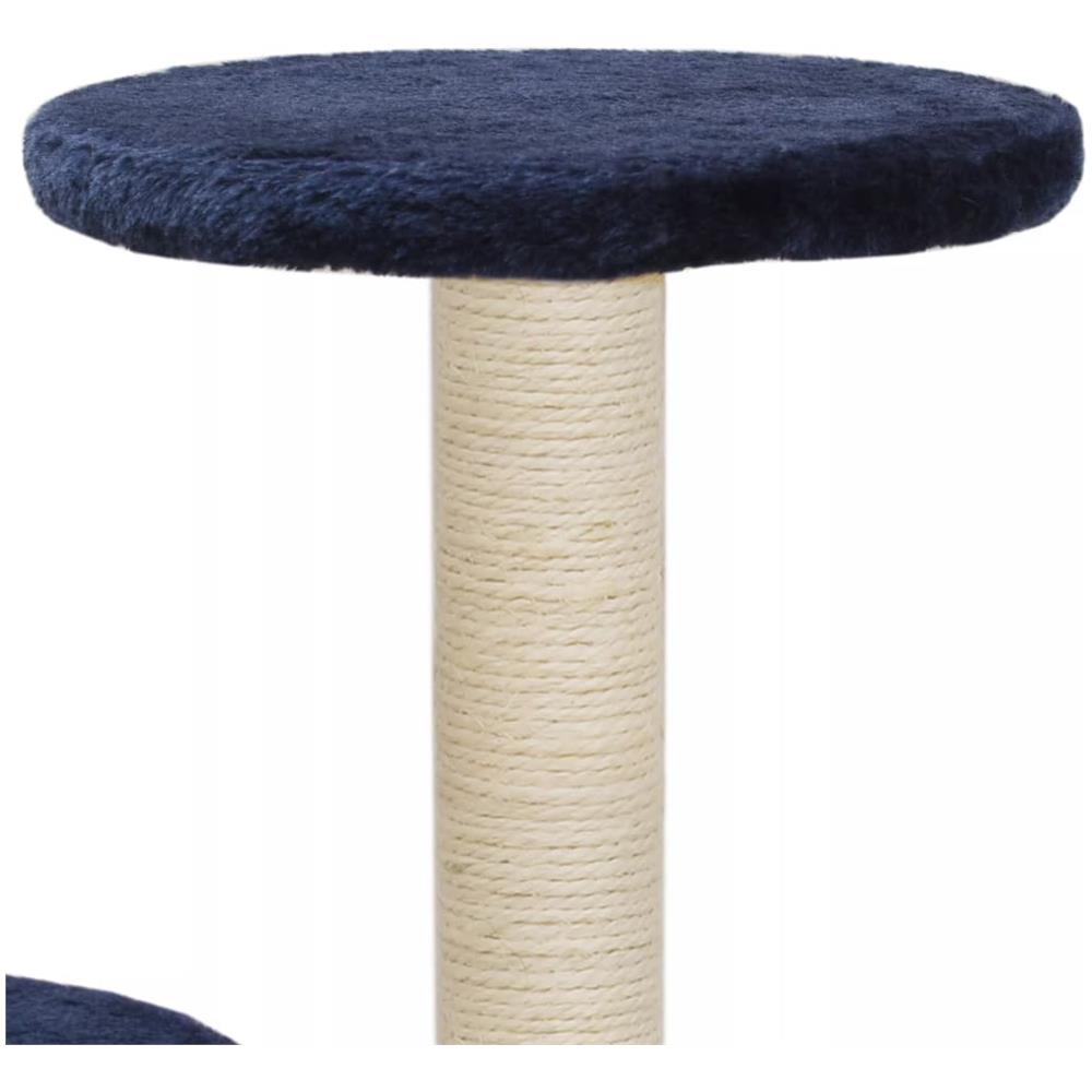 Albero Per Gatti Con Tiragraffi In Sisal 60 Cm Blu Scuro - Foto 6