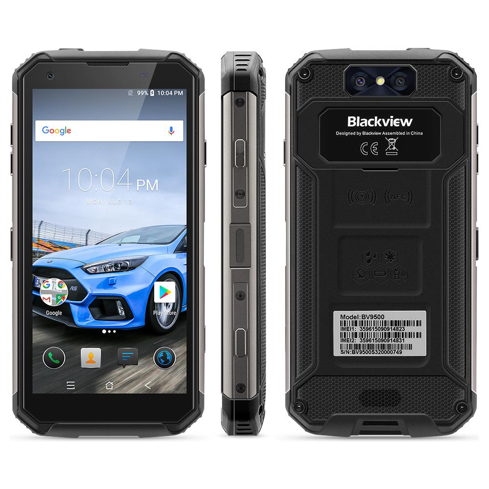 BV9500 64 GB 4G / LTE Dual Sim Display 5.7" Full HD+ Slot Micro SD Fotocamera 16 Mpx Android Europa Nero - Foto 6