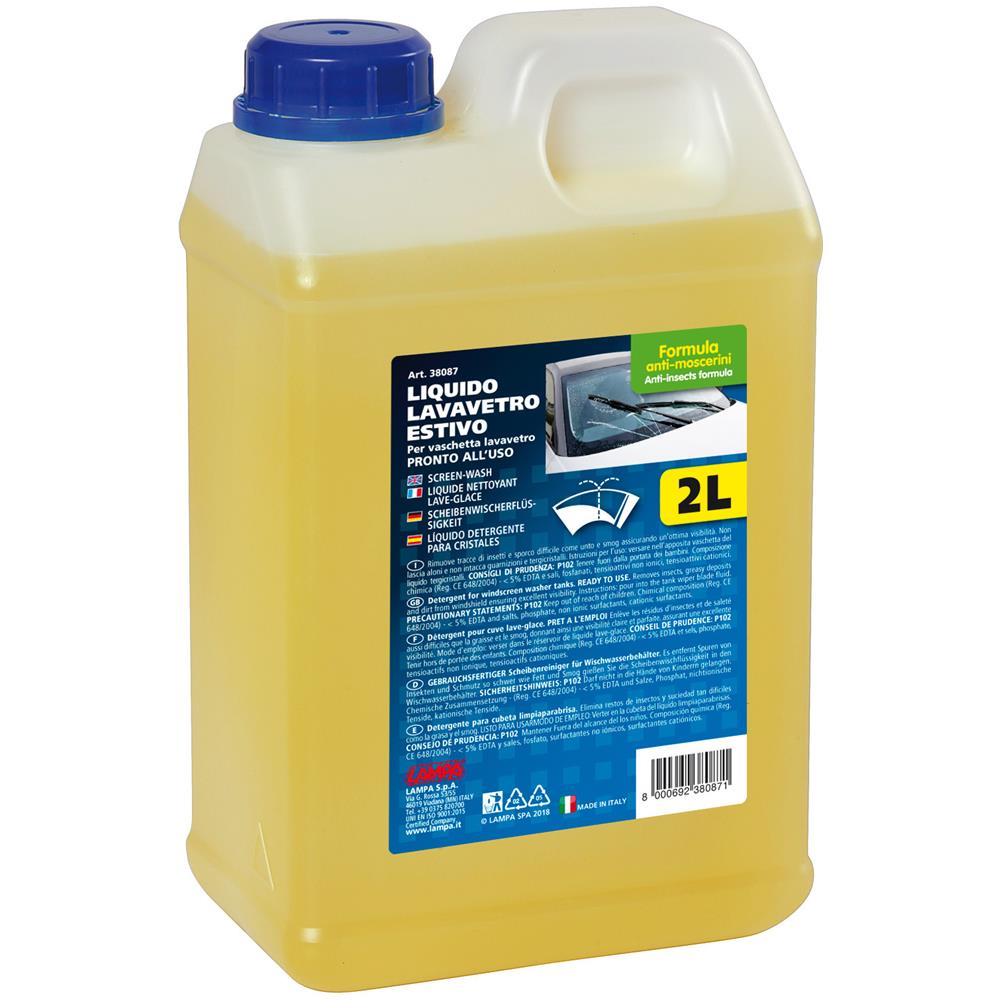 38087 Liquido Lavavetro Estivo Pronto All? uso 2000 Ml - Foto 1