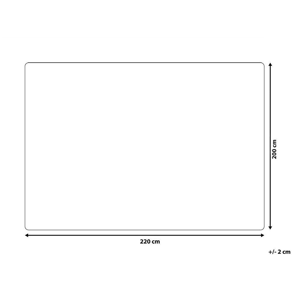 Coperta Color Grigio Chiaro 200 X 220 Cm Samur - Foto 2