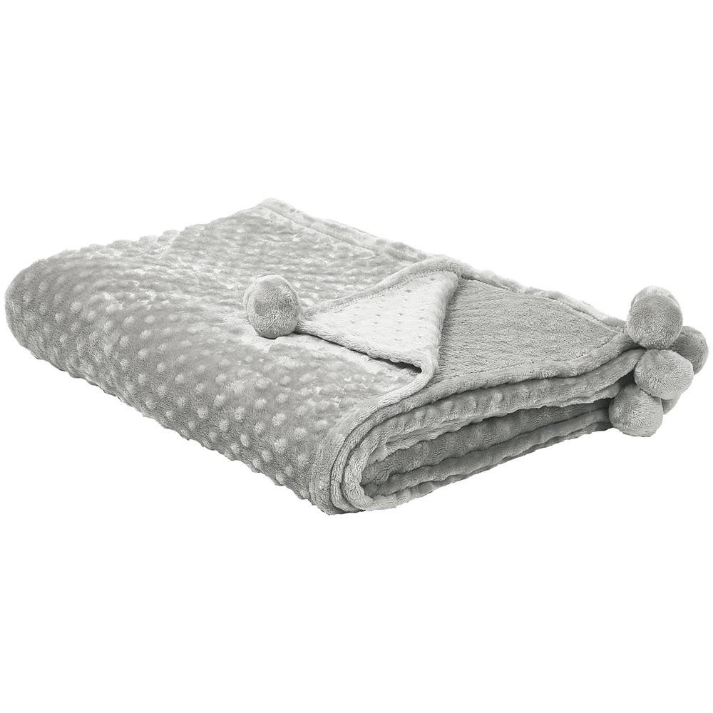 Coperta Color Grigio Chiaro 200 X 220 Cm Samur - Foto 1