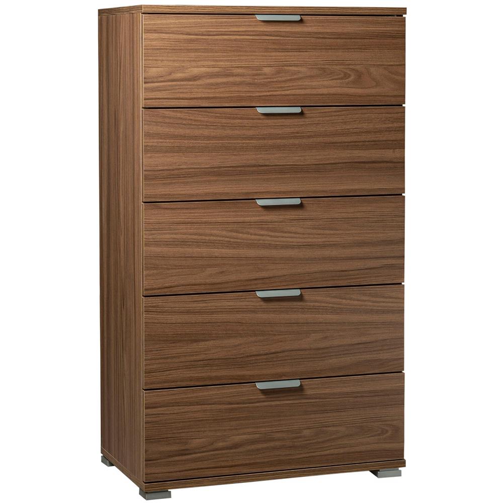 Cassettiera 5 Cassetti Tinta Noce - Foto 1