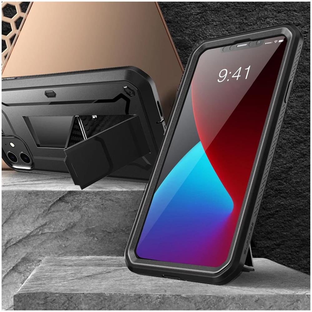 Cover Supcase Unicorn Beetle Pro Iphone 12 / 12 Pro Con Clip Da Cintura - Nera - Foto 2