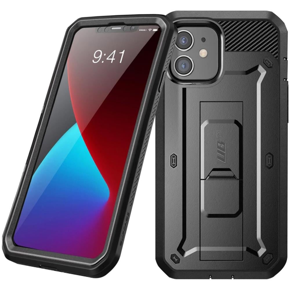 Cover Supcase Unicorn Beetle Pro Iphone 12 / 12 Pro Con Clip Da Cintura - Nera - Foto 1