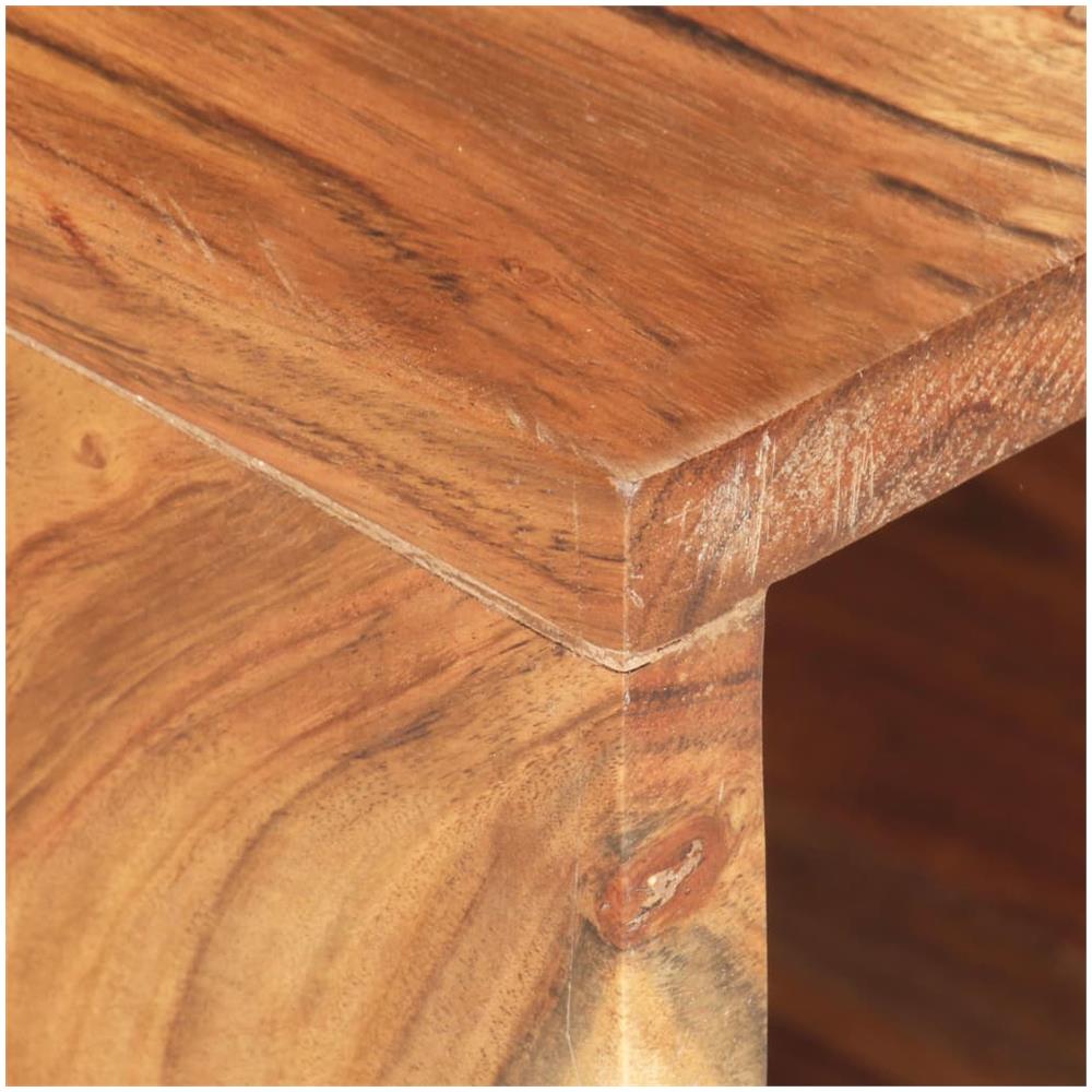 Supporto Bicicletta Da Parete 35x25x25 Cm In Legno Di Acacia - Foto 1