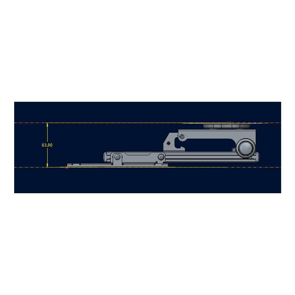 M VESA Flip Down 37" Nero supporto a soffitto per tv a schermo piatto - Foto 11